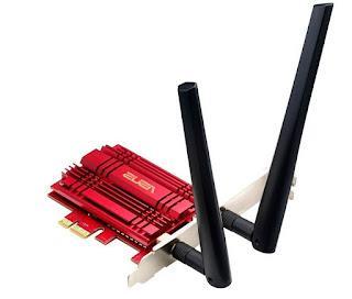 Asus PCE-AC56 Adicione WiFi de 5 GHz para PC, para uma conexão mais rápida