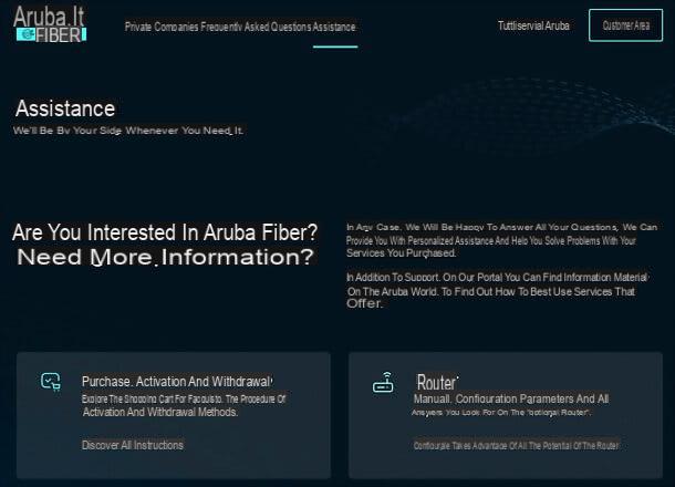 Aruba fiber: what it is and how it works