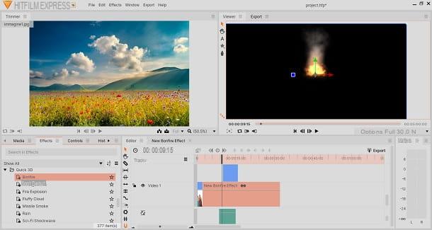 Cómo utilizar HitFilm Express