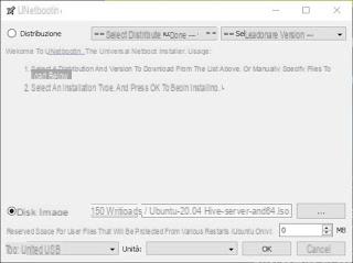 Aplicativo UNnetbootin Como criar um servidor Linux: guia completo