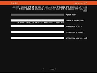 Escolha da conta do usuário Como criar um servidor Linux: guia completo