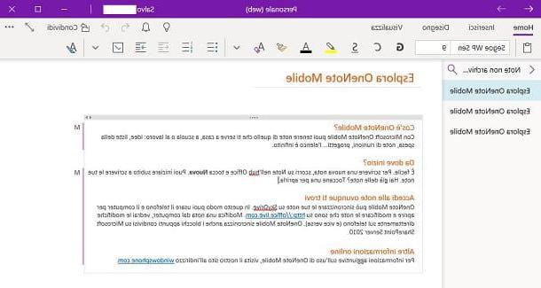 How to use OneNote