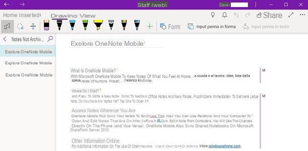 Como usar o OneNote