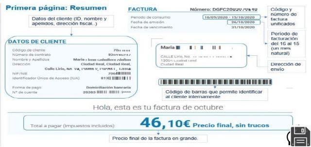 Télécharger la facture numérique