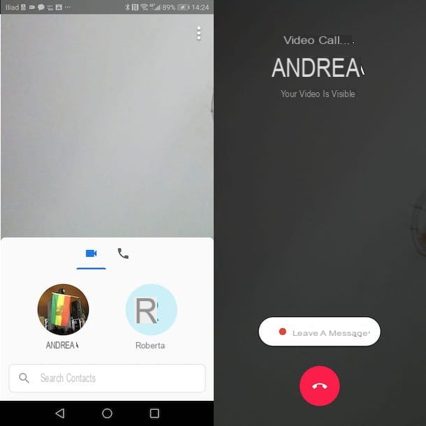 Cómo hacer videollamadas con Android