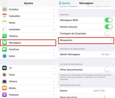 Como bloquear mensagens