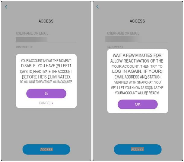 How to recover Snapchat account