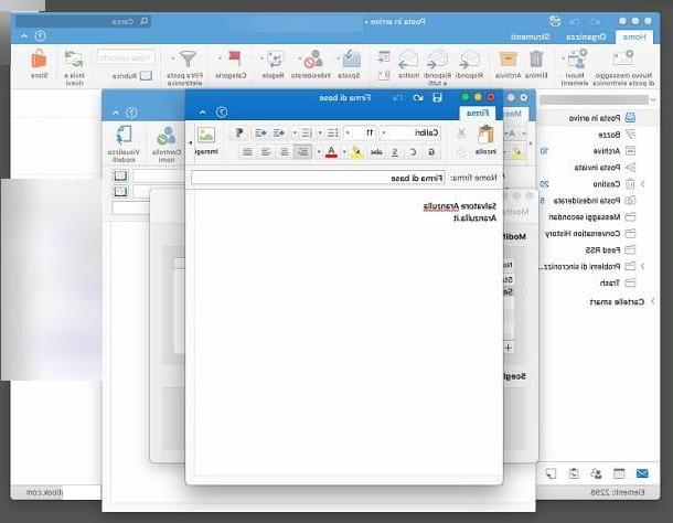 How to insert signature in Outlook