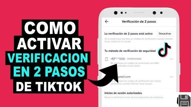 Comment activer la vérification en deux étapes tiktok