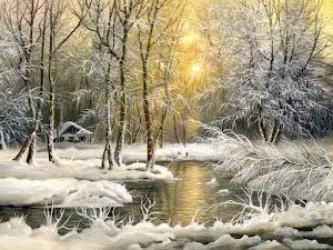 Most beautiful winter wallpapers for PC with snow and ice