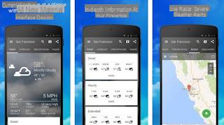 1Weather Les meilleures applications pour Samsung Galaxy