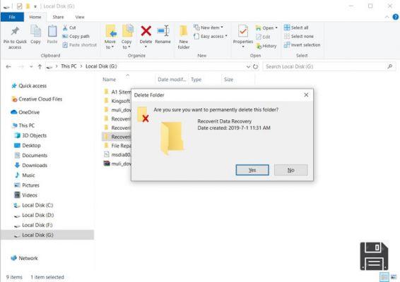 How to Recover Deleted Folder