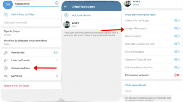 Comment supprimer des messages sur Telegram