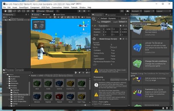 Comment utiliser Unity