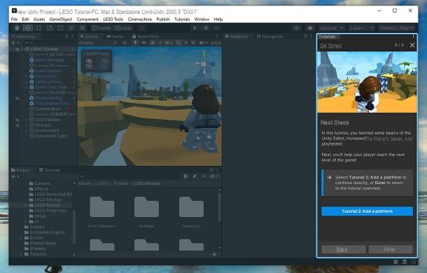 Comment utiliser Unity