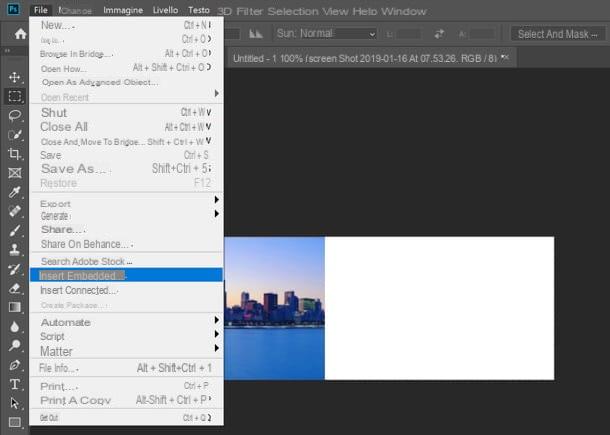 How to merge two photos with Photoshop