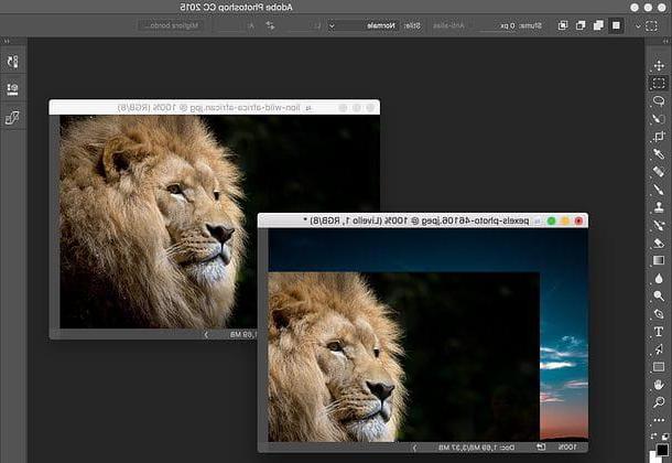 How to merge two photos with Photoshop