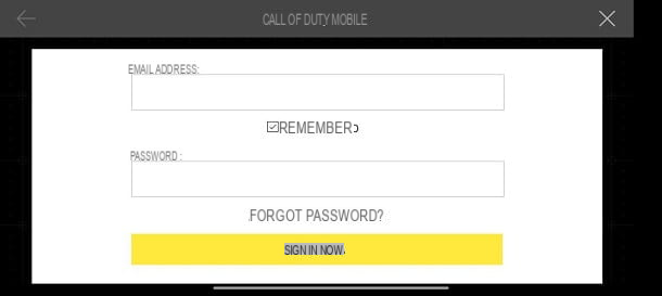 How to recover Call of Duty Mobile account