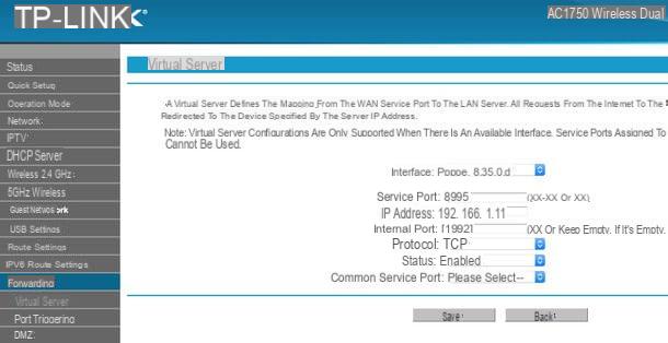 How to open the router ports