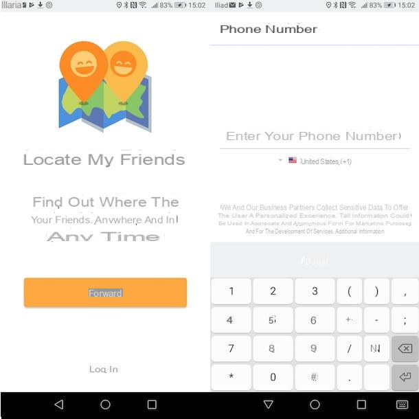 How Find Friends Android works
