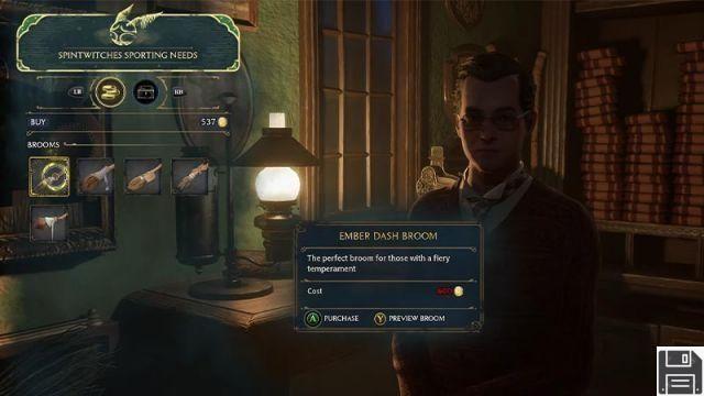 How to summon and equip the broom in Hogwarts Legacy