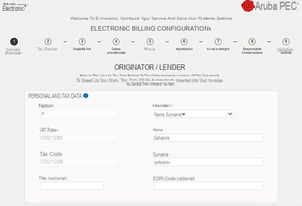 How Aruba Electronic Invoicing works