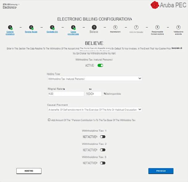 Cómo funciona la facturación electrónica de Aruba