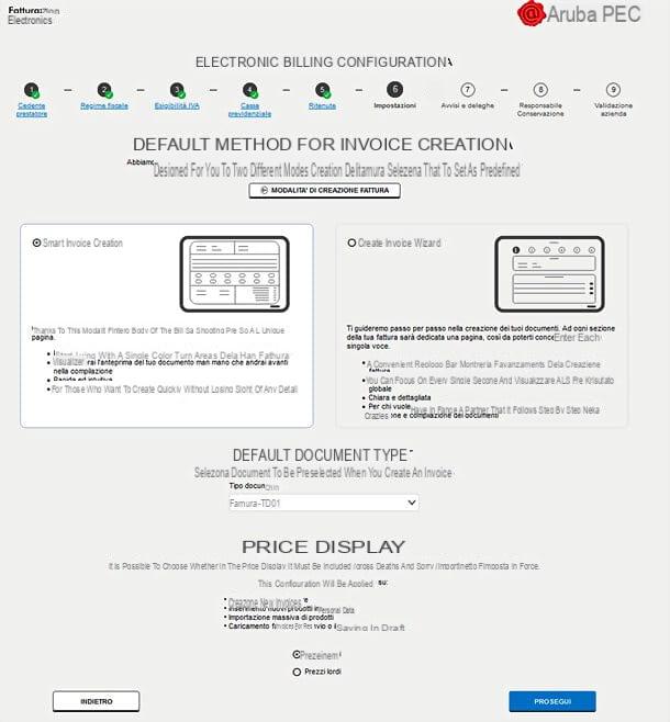 How Aruba Electronic Invoicing works