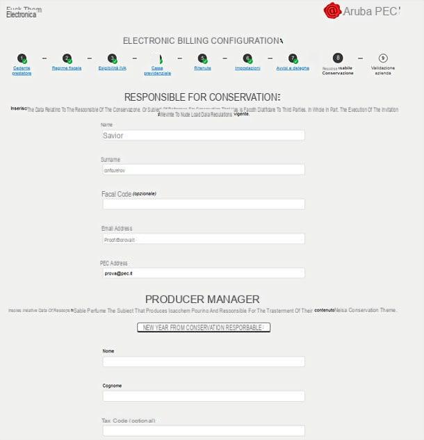 How Aruba Electronic Invoicing works