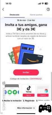 How to earn 3 euros on TikTok by inviting friends who love reading
