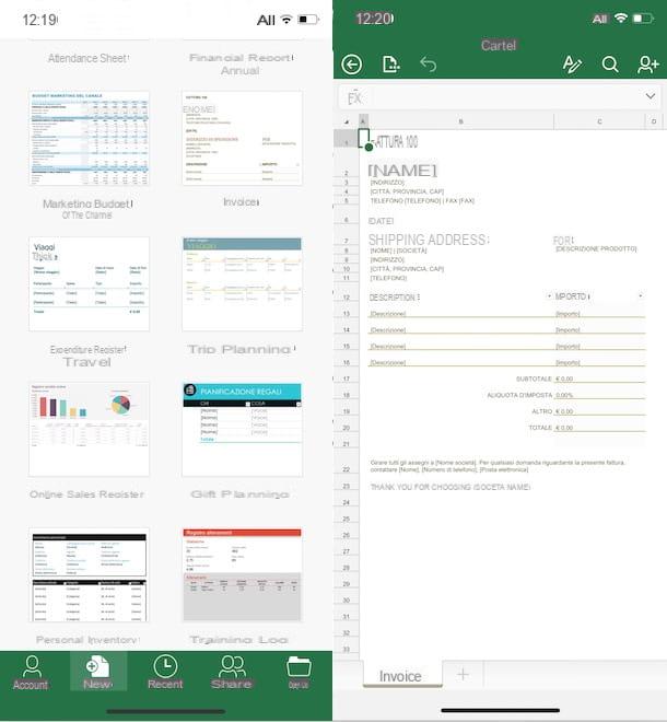 How to use Excel for invoices