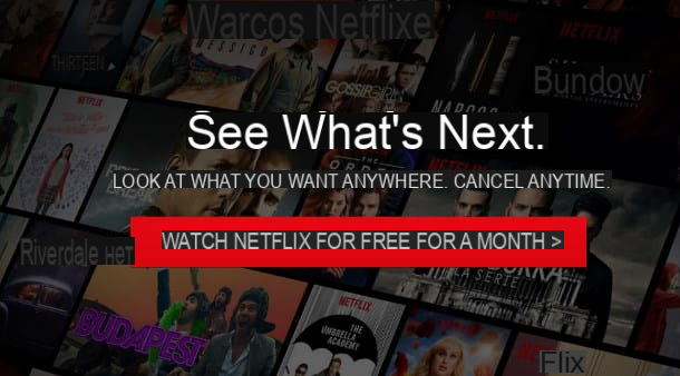 Como obter a Netflix sem um cartão de crédito
