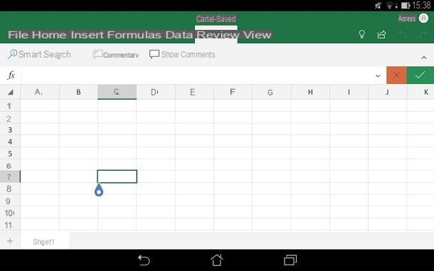 Como usar o Excel no Android
