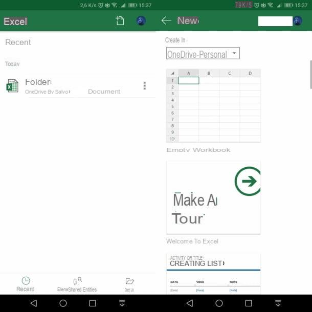 Como usar o Excel no Android