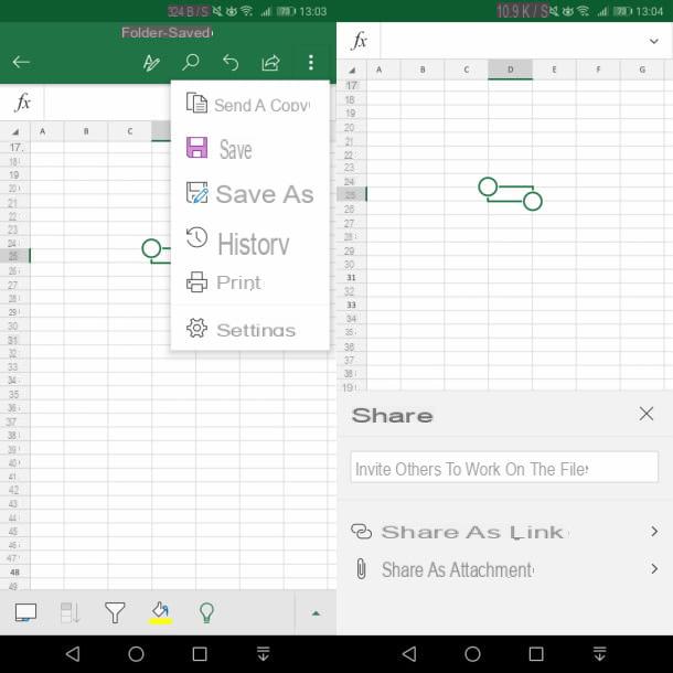 Cómo usar Excel en Android