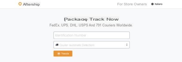 How to track a package without knowing the courier
