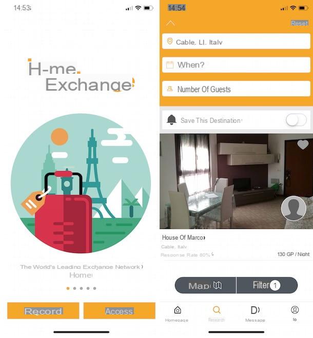 How HomeExchange works