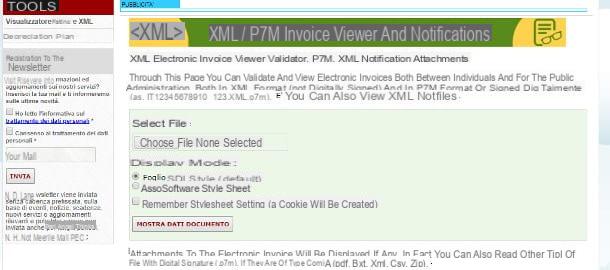 How to open XML electronic invoice