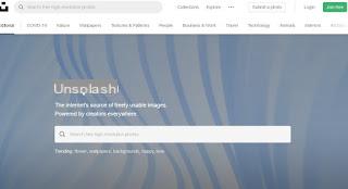 Unsplash site 20 sites with photos and images to download for free
