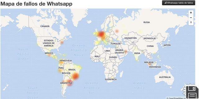 Raisons des échecs de WhatsApp