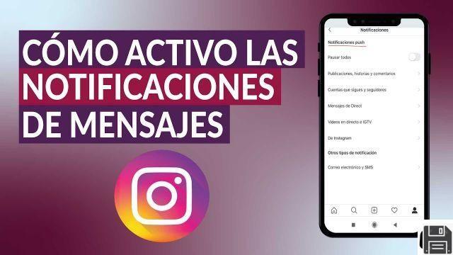 Notificações do Instagram