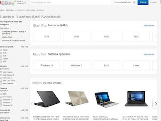 Ebay-site Onde comprar o laptop (sites)
