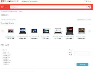 Preços de localização no site Onde comprar o laptop (sites)