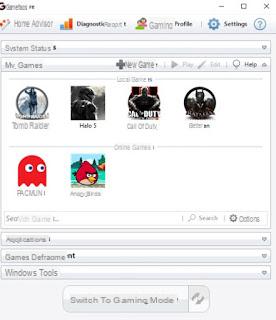 App Game Fire Otimize seu computador para videogames para PC