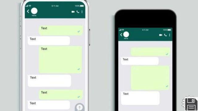 Capture d'écran de la conversation WhatsApp