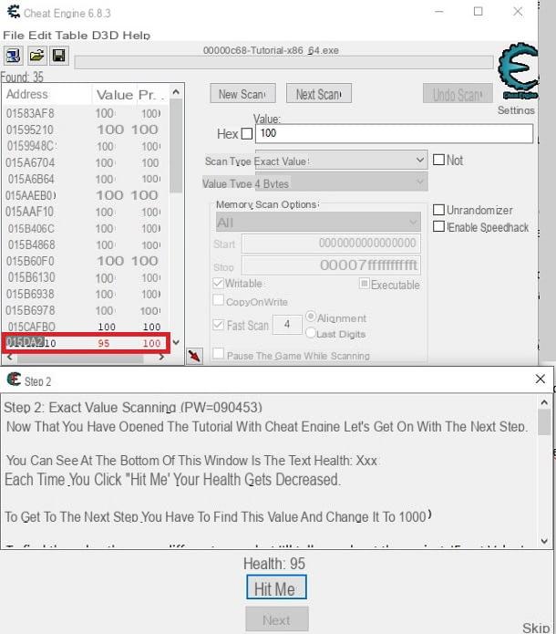 Comment utiliser le moteur de triche