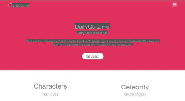 Como funciona o DailyQuiz.me