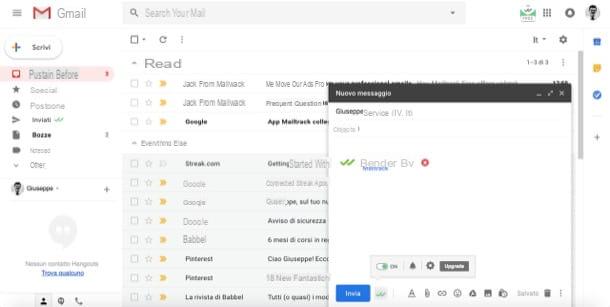 How to know if an email has been read with Gmail