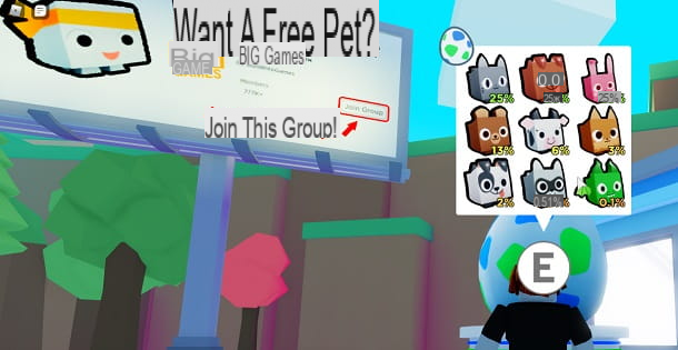 Como obter Pet grátis no Roblox