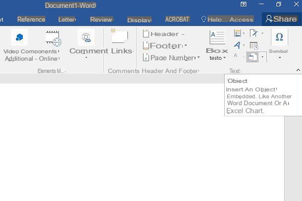 Cómo insertar PDF en Word